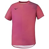 [Mizuno] 陸上ウェア プラクティスTシャツ 半袖 吸汗速乾 スタンダード U2MA0011 ビートルートパープル 日本 L (日本サイズL相当)