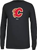 NHLメンズジャージーCrest Long Sleeve Tee S ブラック