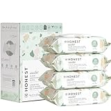 Honest Company All Natural Cloth Baby Wipes (288 Count Total) by Honest