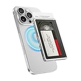 【elago】 MagSafe 対応 カードケース カード 収納 ポケット 薄型 透明 マグセーフ カード入れ マグネット 内蔵 カードホルダー [ 各種 iPhone スマホ スマートフォン 対応 ] monthly elago MAGNETIC CLEAR CARD POCKET ベータカム