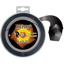 Amazon | Pros pro Black out 1.24mm 単張りガット(ラケット一本
