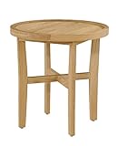 サイドテーブル オーク材 直径45㎝ NA色 ST207850