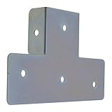 八幡ねじ らくらく取付T字金具 2×4材 2バイ用 11.4×3.6×1.7cm 1個