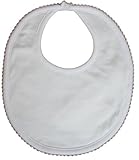 Kissy Kissy Baby Signature Bib-White with Pink-One Size by Kissy Kissy [並行輸入品]