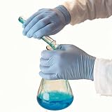 シモン　アンセル一般作業用保護手袋【手袋】（極薄ニトリル製・使い切り・1箱100枚入り）《002-TNTブルー・L》