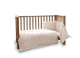Clair de Lune Marshmallow Cot/ Cot Bed Quilt/ Bumper and Sheet Set (3 Pieces, Cream) by Clair de Lun