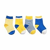 乳幼児かわいい靴下/ソックス 四つセット(1歳〜3歳, 男の子-1)