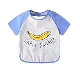 快適な赤ちゃんの防水給餌ビブエプロン、バナナ、90-100センチメートルの高さ