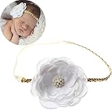 miugle Baby Girl 'sゴールドヘッドバンドwithリボン、14 " Girth