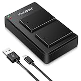 ENEGON LP-E17 互換 バッテリー2個 マイクロUSBデュアルチャージャー付き Canon EOS R100 R50 RP R10 R8、Rebel T8i、T7i、T6i、T6s、SL2、SL3、EOS M3、M5、M6、EOS 200D、77D、750D、760D、800D、8000D 9000Dデジタル一眼レフカメラ用