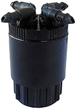 LASCO 15-8022P Cuatra-Flo 6 Gallon Per Hour 4-Outlet Drip Bubbler 1/2 Pipe Thread Inlet [並行輸入品]