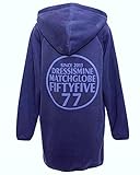 ☆☆（Galette des Rois）f03r レディース アウター コート パーカー ロング ジップアップ バック プリント f03r (05XL, ブルー)