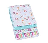 Garanimals 4 - Pack Receiving Blankets - Baby Girl by Garanimals [並行輸入品]