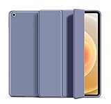 OasisCiel iPad 第9世代 第8世代 第7世代 ケース 10.2インチ ipad9 ipad8 ipad7 薄型 タブレット カバー ケース A2602 A2603 A2604 A2605 A2270 A2428 A2429 A2430 A2200 A2197 A2198 折り保護カバー ソフト 軽量極薄 (iPad (第7/8/9世代) 10.2inch, アッシュパープル)