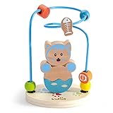 ミニ　ビーズコースター　ルーピング　木製　おもちゃ　知育玩具　指先のトレーニング　ビー玉　猫　象　可愛い　男の子　女の子　ベビー　赤ちゃん　１歳/２歳/3歳