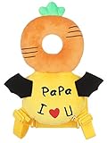 EOZY ベビー ヘルメット 赤ちゃん 帽子 頭部保護 ケガ防止 セーフティー リュック 安全 衝撃吸収グッズ ひも調節可能 可愛い 幼児枕 出産祝い イエロー1