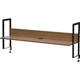 NKY/ワーキングデスク 上置棚 W1200×D280×H453 ウォルナット