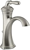 KOHLER K-193-4-BN Devonshire Single-Handle Bathroom Sink Faucet, Vibrant Brushed Nickel [並行輸入品]
