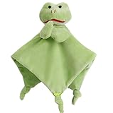 Yuelian(TM) 布のおもちゃ 布の知育玩具　どうぶつおあそびタオル　ぬいぐるみ 出産祝い 育児 (4　カエル)