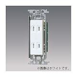 パナソニック 埋込扉付ダブルコンセント 金属取付枠付 15A 125V ベージュ WTF13523FK