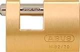 ABUS 82/70 KD B All Weather Solid Brass Body Monoblock Keyed Different Padlock by ABUS