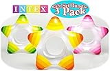 Intex 59243EP Star Rings 3-Pack 29 X 28-Inch Assorted Colors