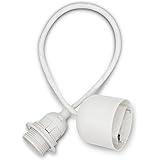 BESLAM ペンダントライト 引掛シーリング式 E26 電球対応 LED対応 コード50cm 1灯 天井照明 照明器具 引き掛けシーリングライト 吊り下げ灯 おしゃれ インテリア照明 簡単取り付け 工事不要 メーカー2年保証 PSE認証済 (電球別
