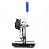 ハンドプレス機 ハンドプレス グロメット　半自動　グロメット小型 ホック打ち具 くるみボタン ハンドプレスマシン ハンドメイド 打ち具 業務用 (黑色)