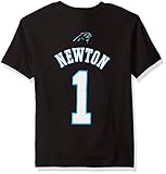 NFL Boys 4 – 7カムニュートンCarolina Panthers Mainliner Player Name & Number半袖Tシャツ、ミディアム/ ( 5 – 6）、ブラック