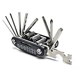 Hosam 自転車修理工具 ポータブル　携帯型　多機能ツール　修復ツールキットセット　自動車工具箱　電工修理.水道管　機械　自動車アクセサリ　小型　持ち運び便利