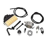 P Prettyia キャブレター　リペアキット　補給キット　エアフィルター　燃料ライン　プライマーバルブ　長持ち