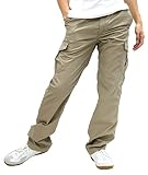 Hanes(へインズ) カーゴパンツ イージーパンツ ルームウェア メンズ ベージュ M