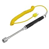 Uxcell Yellow Cable K Type Thermocouple Probe Temperature Sensor [並行輸入品]
