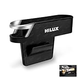 ハイラックス GUN125系 車用サイド収納ボックスシートポケットハイラックス GUN125系 HILUX 車用 シート隙間埋め シート 車席隙間ポケット 車用ドリンクホルダー 小物入れ付き 落下防止 (助手席用/1個,ブラック)