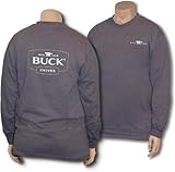 Buck Knives 3700 XX – Large長袖ダークグレーTシャツ
