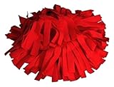 ポンチーズ  Pomchies アメリカ発 ヘアアクセサリー チアリーダーのポンポンのようなカラフルで可愛いデザイン 水着素材を使用 Pomchie レッド