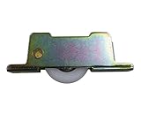 ヨコヅナ 調整戸車14型 ベアリング入ジュラコン車 鉄枠(33mm・V型)(1箱・10個) TEM-0339
