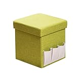 MISM イス+ボックス麻調 グリーン -