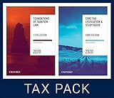 Cover of Foundations Student Tax Pack 1 2020