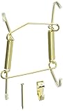 Darice 5202-63 Decorative Plate Display Expandable Hanger, 3.5-Inch to 5-Inch, Gold Tone [並行輸入品]