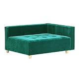 arne ベンチソファ ベンチ イス 背もたれ 肘掛け 片肘付き コーナーソファー Baggy DX-L 3×4 モケット ブルーグリーン