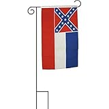 12X18 12X18 State Of Mississippi Sleeved Garden Stand Flag [並行輸入品]