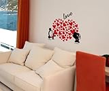 Newsee Decals PUCCA Funny love2 Wall Sticker Decals Decor Removable for kids room Nursery Black and 