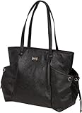 The Bumble Collection Embossed Tote - Black by The Bumble Collection