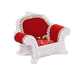 クリエイティブレッドホワイトレースソファジュエリー収納ボックス/ジュエリーディスプレイスタンド