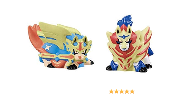 Amazon ポケモンキッズ 出発 ポケットモンスターの世界へ 編 ザシアン マゼンタ 2種セット ロボット 子ども向けフィギュア おもちゃ