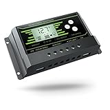PWM 30A 20A 10Aソーラー充電コントローラ12V 24Vバックライト付きLCDディスプレイデュアルUSB 5Vソーラーレギュレータ充電器Z10 Z20 Z30