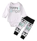 新生児子供用赤ちゃん男の子女の子幼児ロンパースジャンプスーツボディスーツ服衣装セット カラー: ホワイト