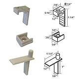 ヒンジピンwithヒンジクリップとBushing for semi-framelessスイングシャワードア