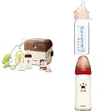 【セット買い】コンビ 出産準備セット 7点セット (哺乳びん 乳首 おしゃぶり 電子レンジ除菌ケース 哺乳びん洗浄ブラシ 乳首洗浄ブラシ 哺乳びん洗剤) + 洗い替え哺乳びん2本